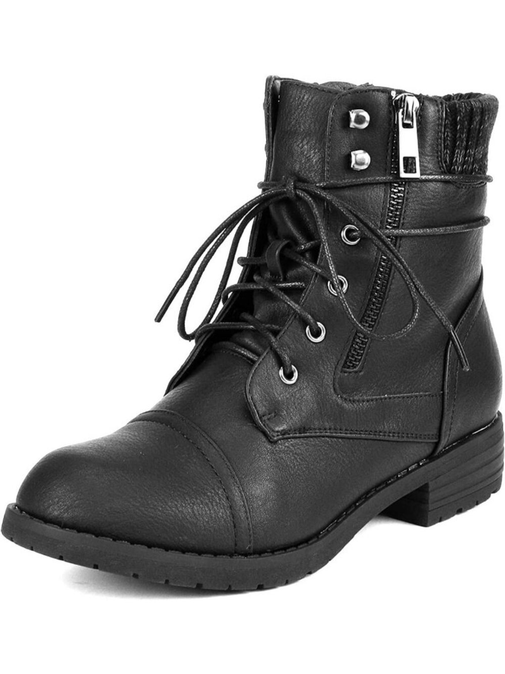 Stylish Women's Lace-Up Combat Ankle Booties | Trendy Footwear for All Seasons